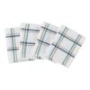 Mainstays 4-Pack 12'x12' Woven Kitchen Dish Cloth Set, Multi-Color, Absorbent Cotton Towels