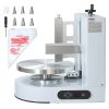 VEVOR Cake Decorating Machine Cake Frosting Spreading for 4" to 12" Cake White