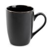 (2 pack) Stoneware Mug 14oz, Black Onyx Collection