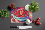 NEW Colorful Strawberries Glass Cutting Board Decorative Tempered Glass Kitchen Cutting and Serving Board Large Size Chopping Board